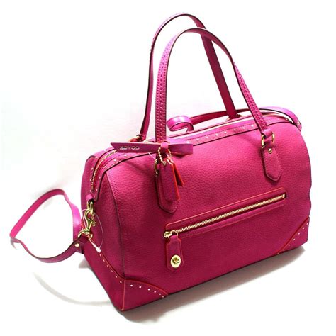 coach magenta bag.